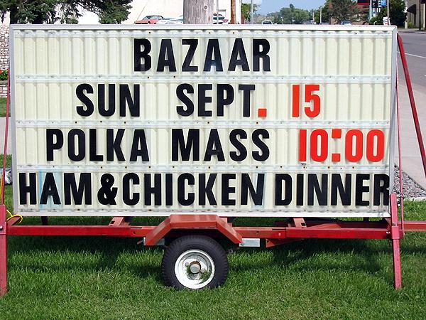  Buckman, MN Church Sign 